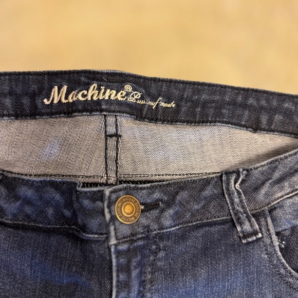 Machine Pour Neuf Mode Distressed Jeans Women's 20 Patch Denim Embellished Boho - Picture 13 of 13